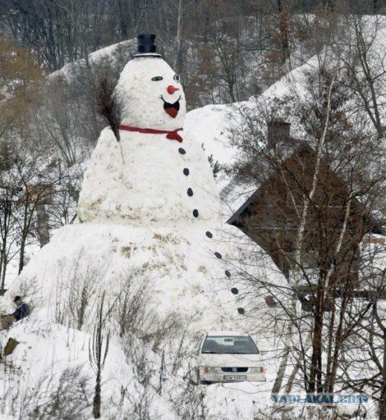 Креативный снеговик