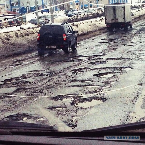 А какие дороги в вашем городе? Омск....