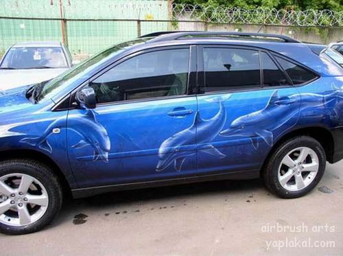 Аэрография автомобиля