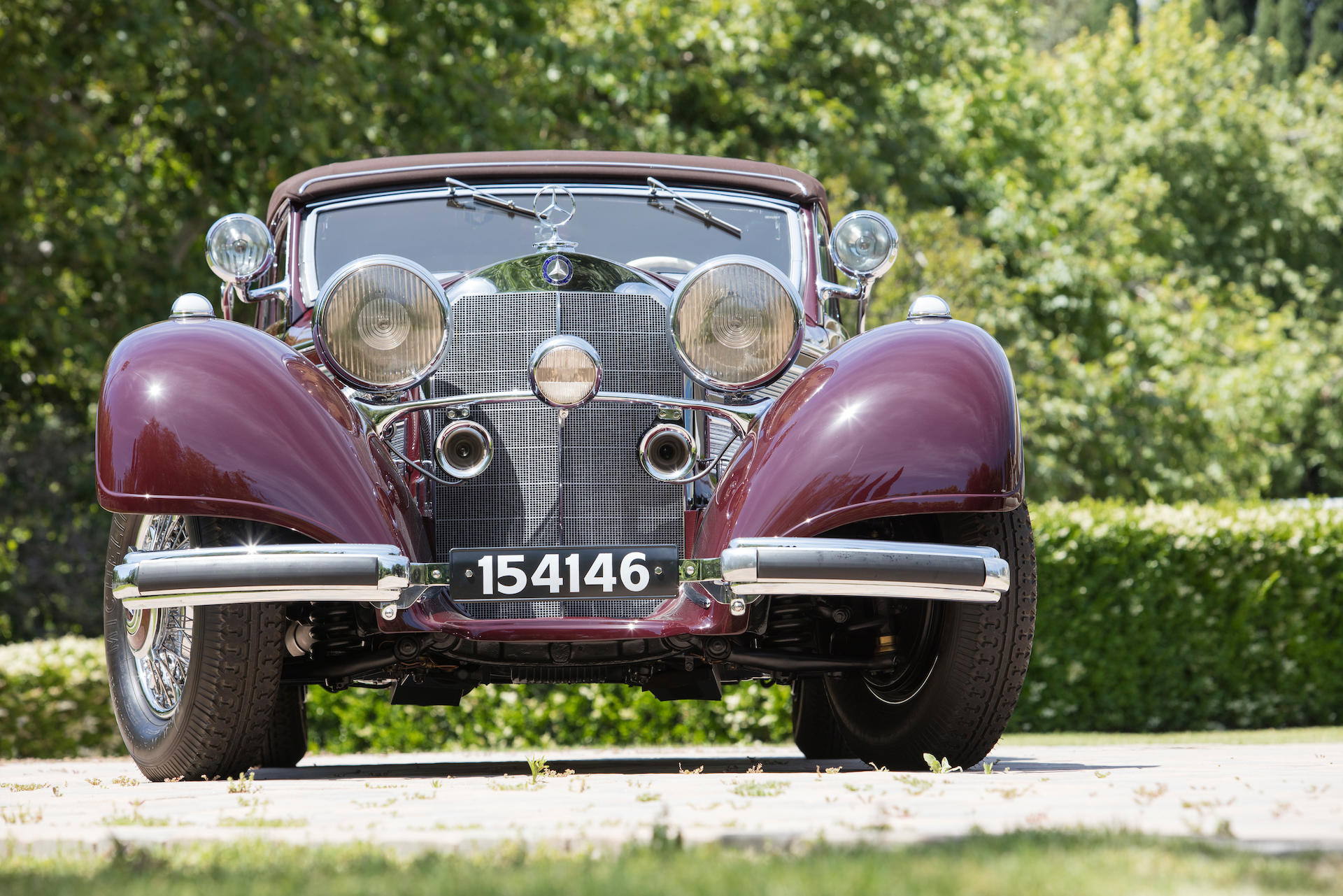 Mercedes Benz 540 k внутри