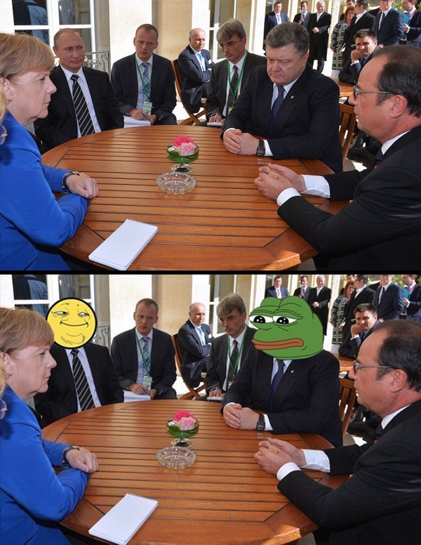 Фотожабы на встречу "большой четверки"