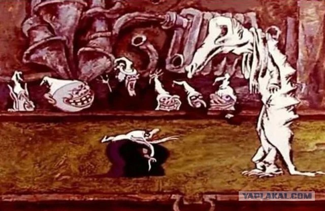 Жуткие персонажи из мультиков