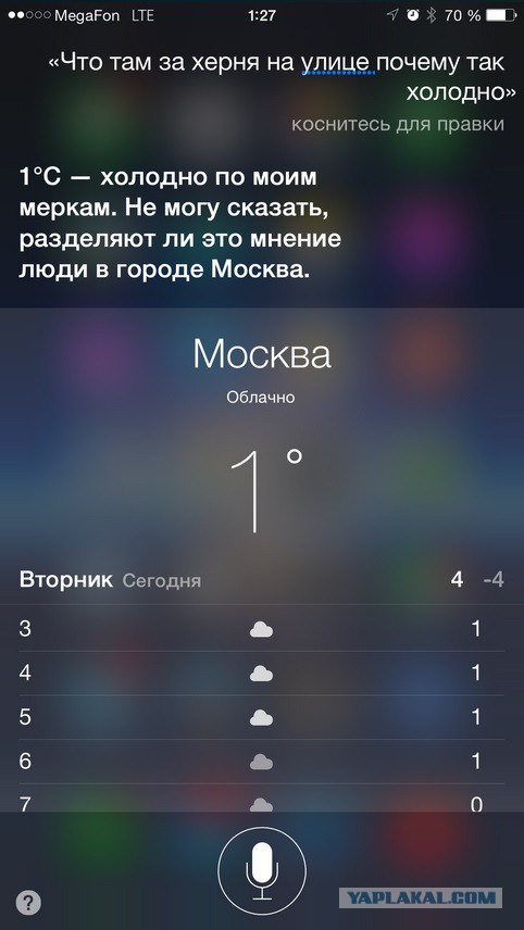 Русская Siri - испытание от соотечественников