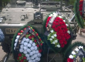 На центральной площади Кишинева появилась военная техника США