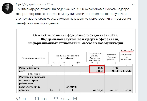 Роскомнадзор решил отмазаться что не рукожоп)