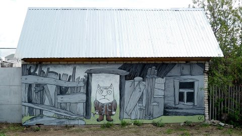 Оформление деревенского домика