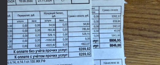 Инфляция наглядно по ЖКХ