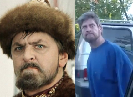 Сумашедший с кирпичем