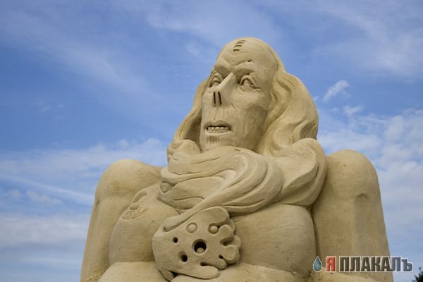 Скульптуры из песка. ПЕСОК, как материал