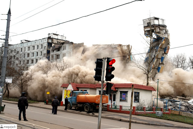 Как в москве не совсем удачно взорвали дом