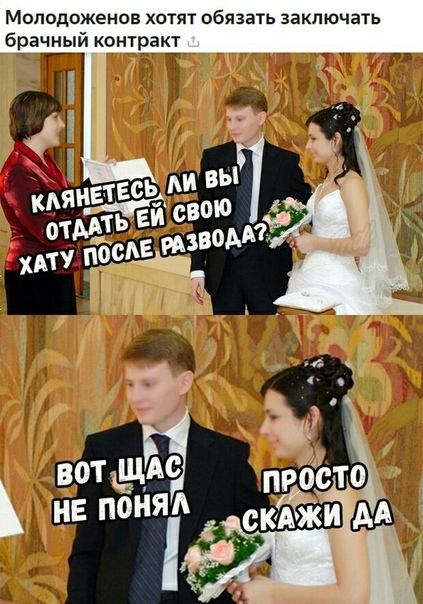 Все сожительницы себя жёнами числят...