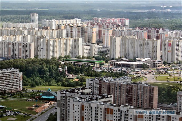 Москва с высоты птичьего полета (77 фото)