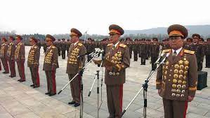 Военный парад в КНДР в честь 75 летия Корейской Народной Армии