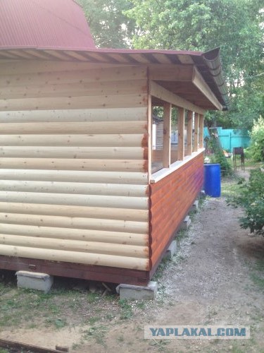 Делаем баньку из домишки