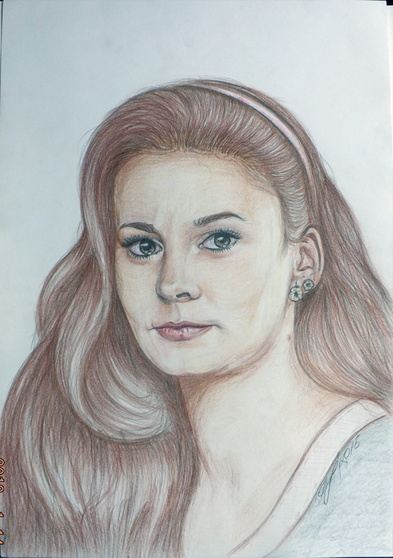 рисунок цветными карандашами