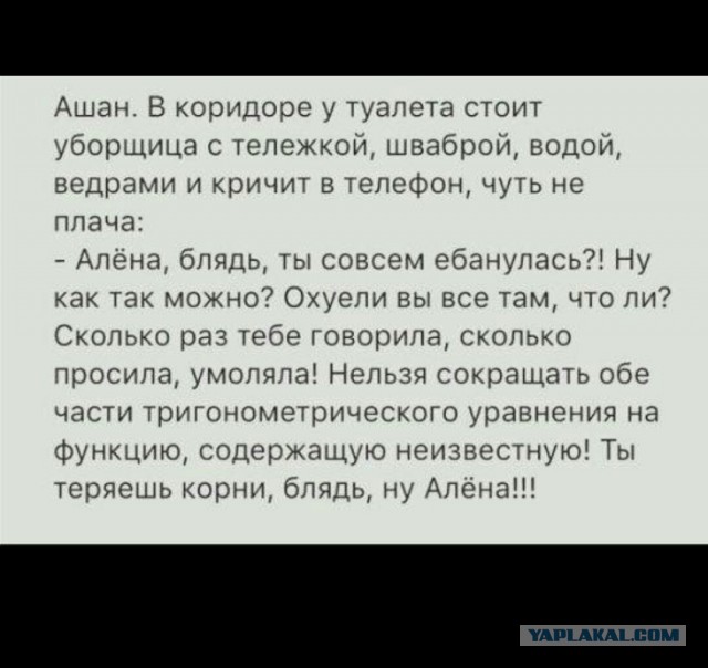 Коллекция математических анекдотов