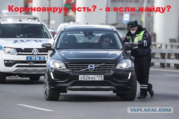 Посты полиции на въездах в Москву. Фотогалерея