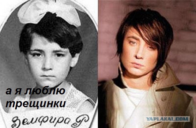 Звёзды кино и эстрады в детстве и сейчас