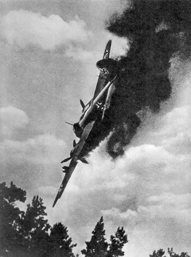 Подъем немецкого бомбардировщика Юнкерс-88А4