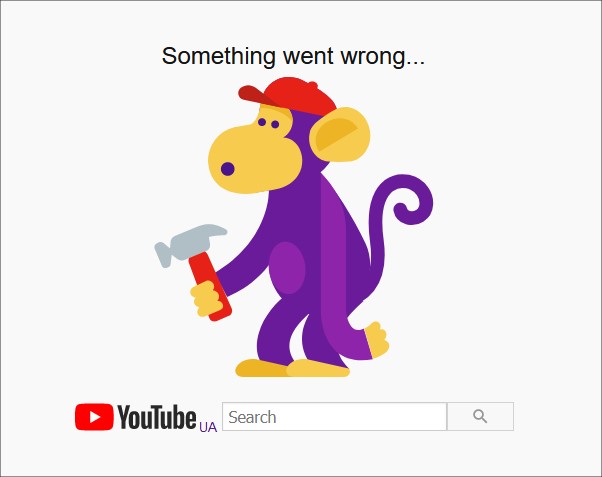 YouTube (Ютуб) и Гугл сломался