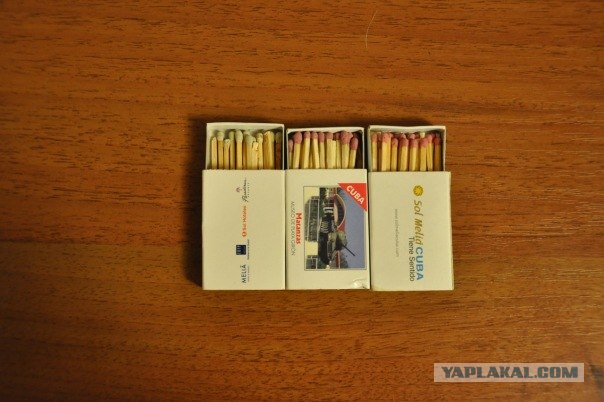 Спички. Их разнообразие.
