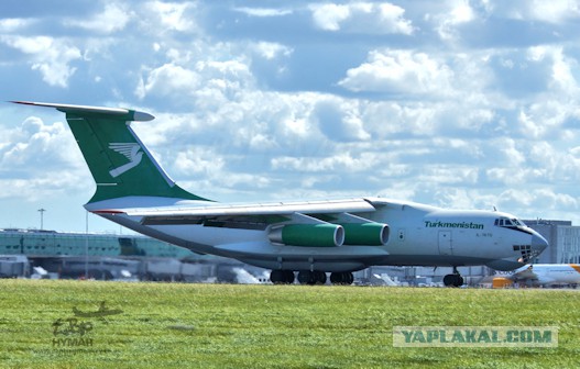 Редкий Илюшин Ил-76 Самолет Лондон - Силквей - Авиационные советские самолеты
