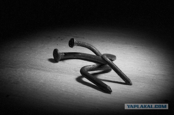 Как связать узелок из гвоздиков