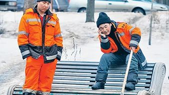 Как убирают московский снег