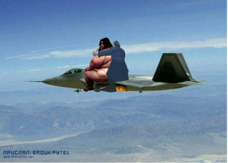 Фотожаба: Заяц на трамвае