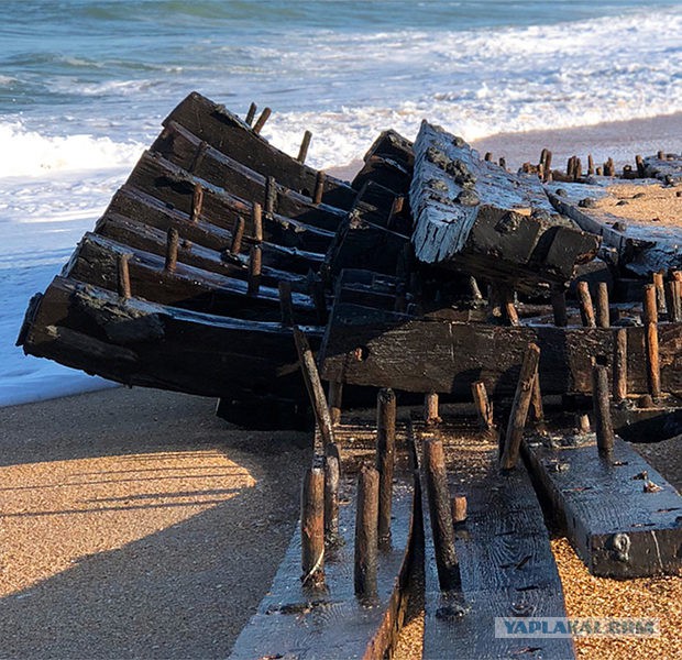 Во Флориде на пляже нашли обломки корабля XVIII века