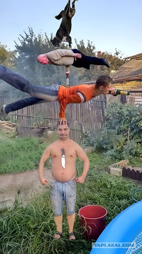Фотожаба "Грозный пузан"