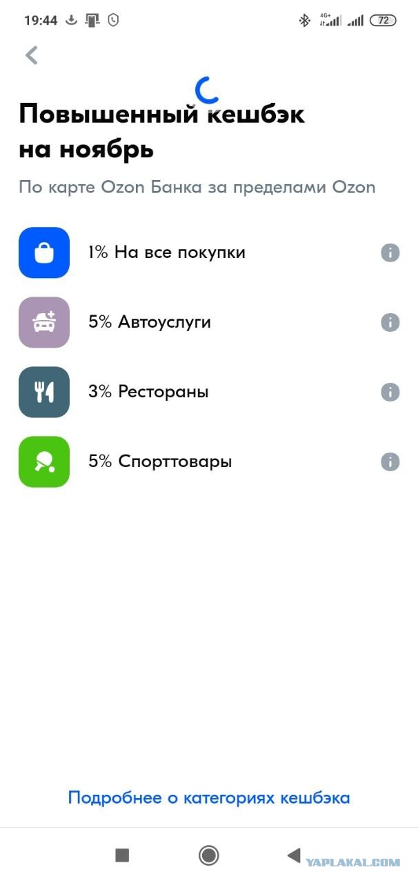 Кэшбек момент