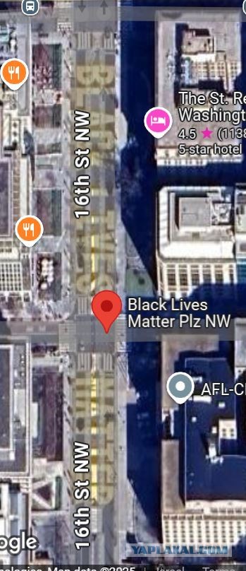 Принято решение убрать надпись «Black Lives Matter» с улицы рядом с Белым домом