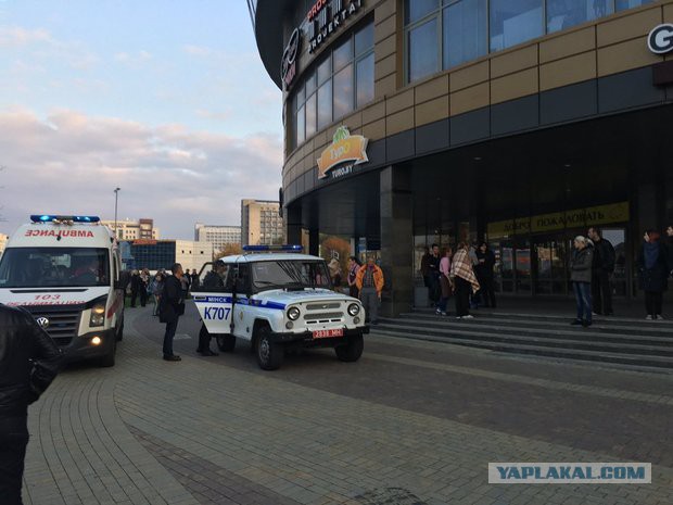 В Минске неизвестный с бензопилой и топором напал на покупателей торгового центра