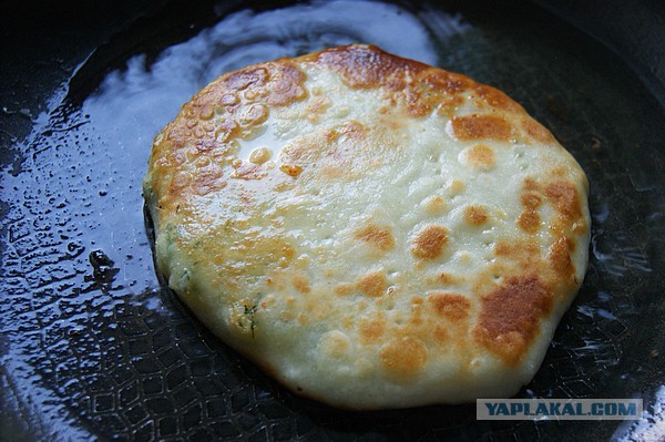 Лепешки жареные, С разными начинками