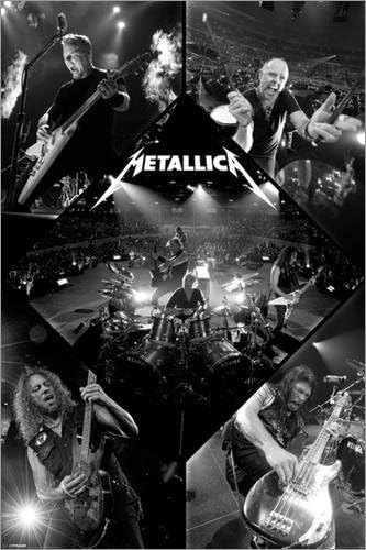 Концертные постеры от Metallica...