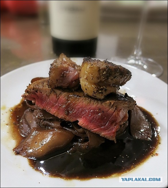 Говяжья вырезка с грибным гратеном