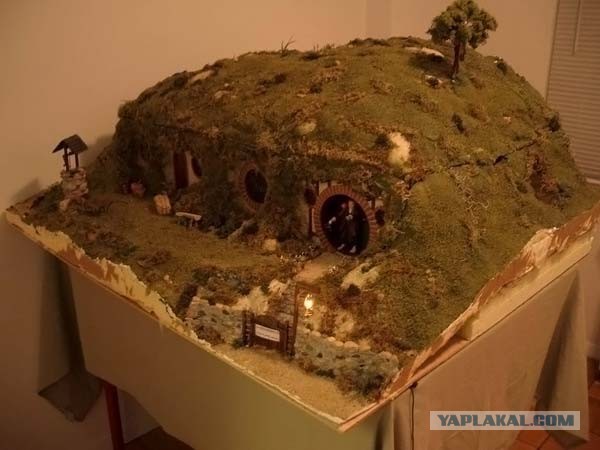 Как я миниатюрный домик хоббита делала