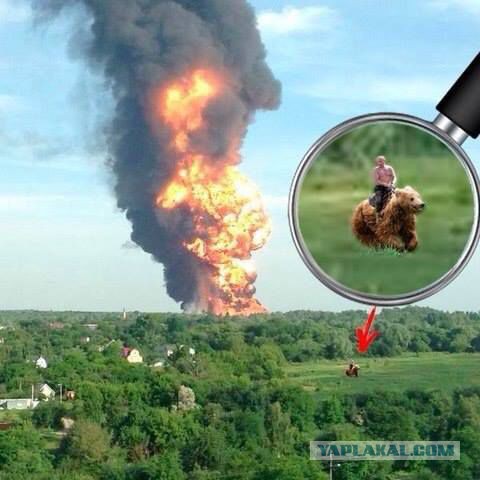 Масштабный пожар и взрыв на нефтебазе под Киевом