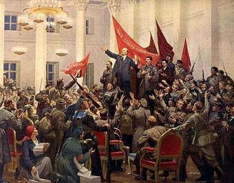 Революция и первые годы Советской власти на картинах Ивана Алексеевича Владимирова.
