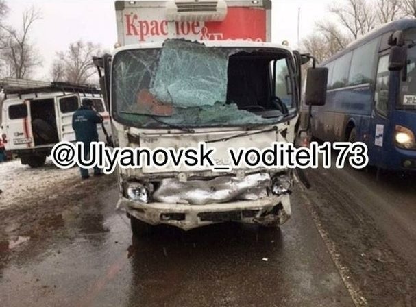Авария на трассе Сызрань-Ульяновск-Самара