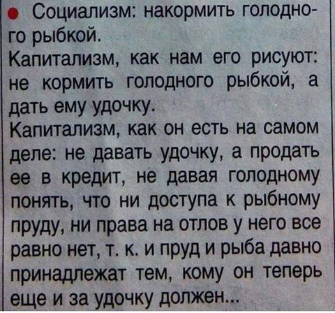 Суть капитализма наглядно
