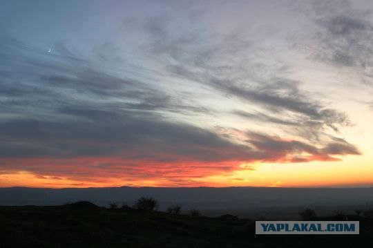 Закат в горах