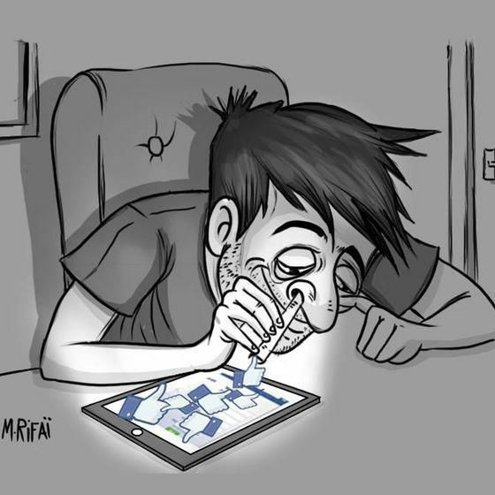 ЯП предупреждающий: злоупотребление интернетов ведет к моральной и интеллектуальной деградации