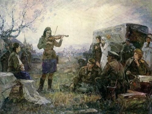 Великая Отечественная война в живописи
