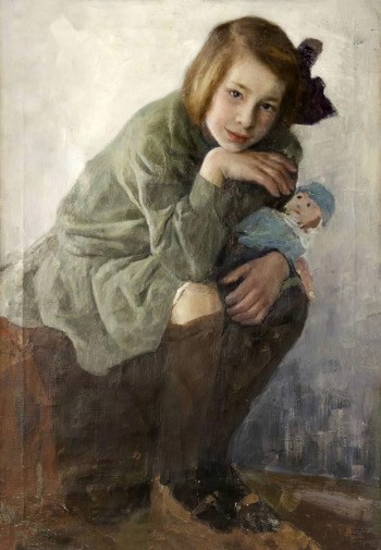 Живопись. Девочки и куклы