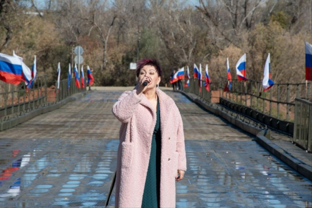 Грандиозное открытие моста состоялось в посёлке Тоцкое