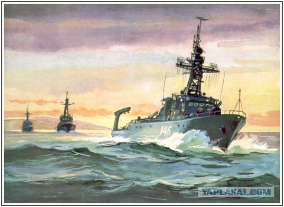 Операция по тралению Суэцкого залива советскими ВМФ в 1974 году.