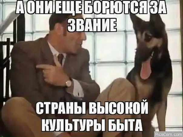 А почему тишина в собакочетверг?