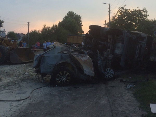 15-летний сын судьи из Брюховецкого района на Кубани попал в аварию на маминой машине и заживо сгорел